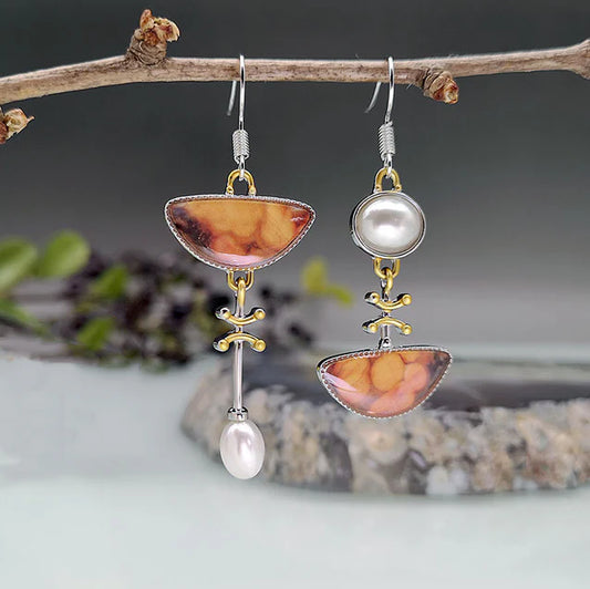 Holy - Retro Orange Earrings